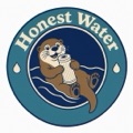 Honest Water badge with Otto the otter